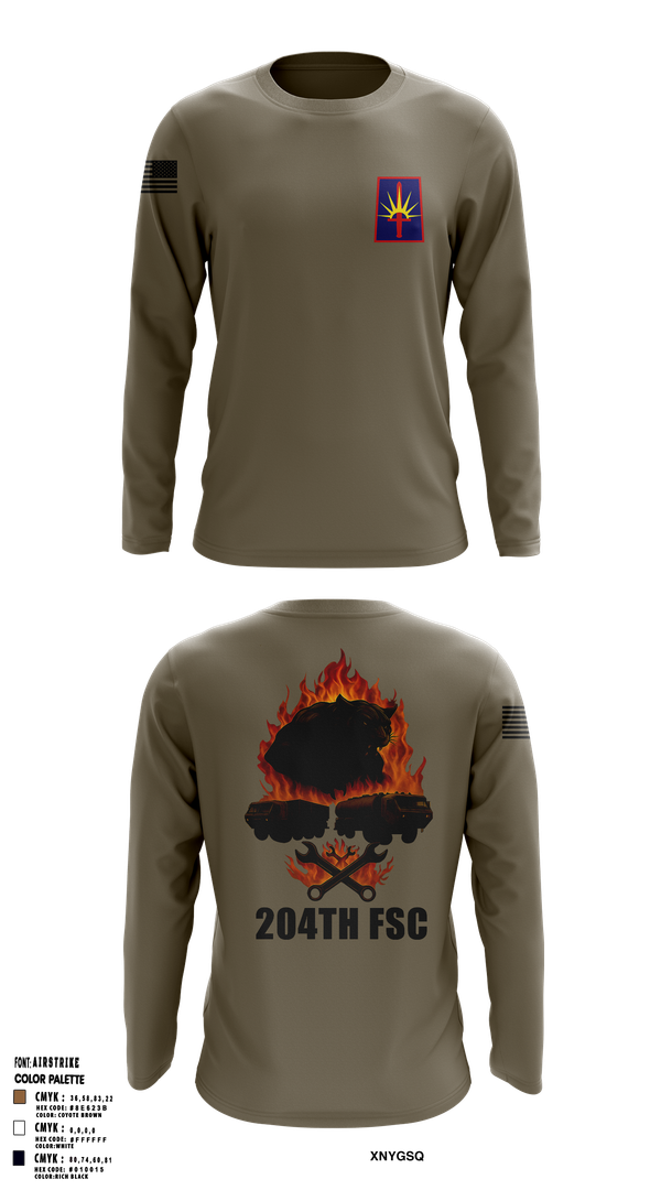 Long Sleeve Performance Shirt, 204thFSC, National Guard, Teamtime, Team time, sublimation, custom sports apparel, team uniforms, spirit wear, spiritwear, sports uniforms, custom shirts, team store, custom team store, fundraiser sports, apparel fundraiser