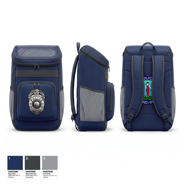 Gear Bag, Richmond Police Department, Police, Teamtime, Team time, sublimation, custom sports apparel, team uniforms, spirit wear, spiritwear, sports uniforms, custom shirts, team store, custom team store, fundraiser sports, apparel fundraiser
