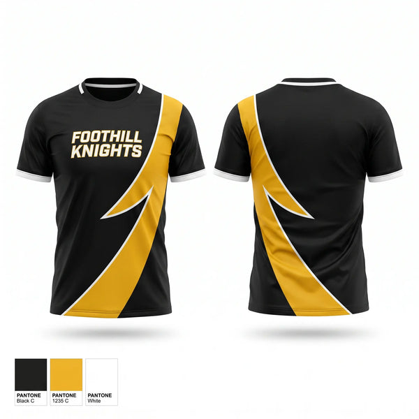 Football Jersey, Foothill Knights, Wrestling, Teamtime, Team time, sublimation, custom sports apparel, team uniforms, spirit wear, spiritwear, sports uniforms, custom shirts, team store, custom team store, fundraiser sports, apparel fundraiser
