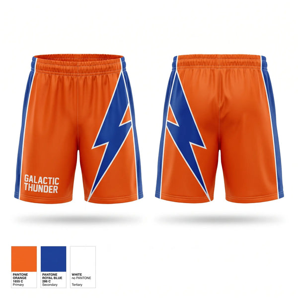 Mens Soccer Shorts, Galactic Thunder, Men's Soccer, Teamtime, Team time, sublimation, custom sports apparel, team uniforms, spirit wear, spiritwear, sports uniforms, custom shirts, team store, custom team store, fundraiser sports, apparel fundraiser
