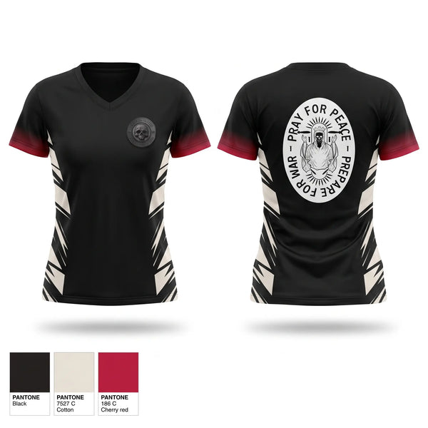 Womens Short Sleeve Vneck Shirt, Darqnuphysique, Men's Soccer, Teamtime, Team time, sublimation, custom sports apparel, team uniforms, spirit wear, spiritwear, sports uniforms, custom shirts, team store, custom team store, fundraiser sports, apparel fundraiser