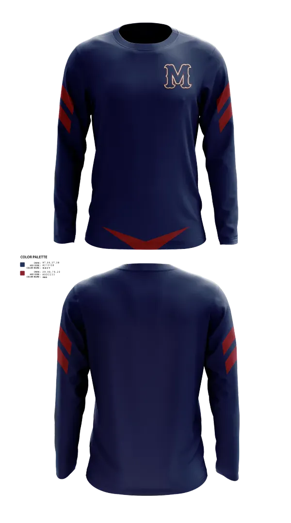 Long Sleeve Performance Shirt, Madison Academic High School Softball, Softball, Teamtime, Team time, sublimation, custom sports apparel, team uniforms, spirit wear, spiritwear, sports uniforms, custom shirts, team store, custom team store, fundraiser sports, apparel fundraiser