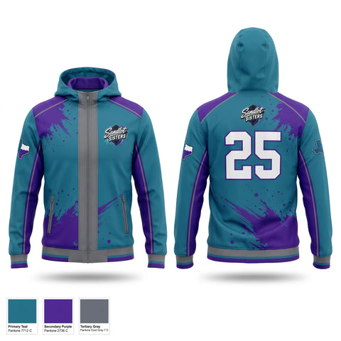 Windbreaker, Sandlot Sisters, Softball, Teamtime, Team time, sublimation, custom sports apparel, team uniforms, spirit wear, spiritwear, sports uniforms, custom shirts, team store, custom team store, fundraiser sports, apparel fundraiser