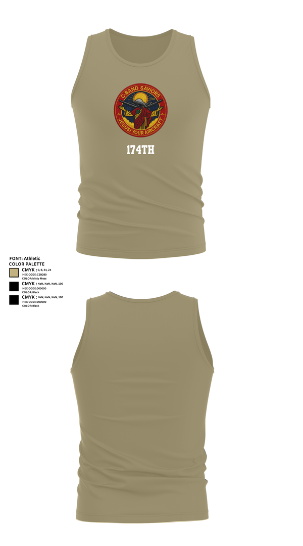 Tank Top, 174th, , Teamtime, Team time, sublimation, custom sports apparel, team uniforms, spirit wear, spiritwear, sports uniforms, custom shirts, team store, custom team store, fundraiser sports, apparel fundraiser