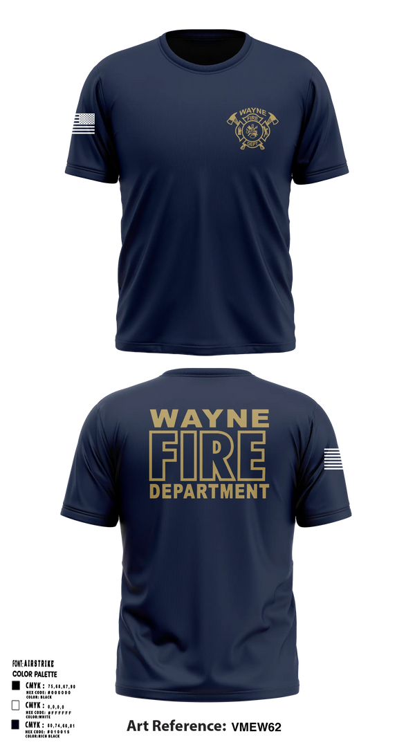 Short Sleeve Performance Shirt, Wayne Fire Department, Fire Department, Teamtime, Team time, sublimation, custom sports apparel, team uniforms, spirit wear, spiritwear, sports uniforms, custom shirts, team store, custom team store, fundraiser sports, apparel fundraiser