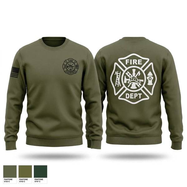 Crew Neck Sweatshirt, Maple ridge fd, Fire Department, Teamtime, Team time, sublimation, custom sports apparel, team uniforms, spirit wear, spiritwear, sports uniforms, custom shirts, team store, custom team store, fundraiser sports, apparel fundraiser