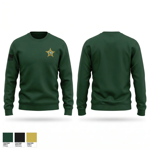 Crew Neck Sweatshirt, Clark County Sheriff's Office, Police, Teamtime, Team time, sublimation, custom sports apparel, team uniforms, spirit wear, spiritwear, sports uniforms, custom shirts, team store, custom team store, fundraiser sports, apparel fundraiser