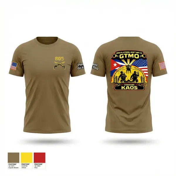Short Sleeve Performance Shirt, 805th MP CO, 2nd Platoon, Army, Teamtime, Team time, sublimation, custom sports apparel, team uniforms, spirit wear, spiritwear, sports uniforms, custom shirts, team store, custom team store, fundraiser sports, apparel fundraiser