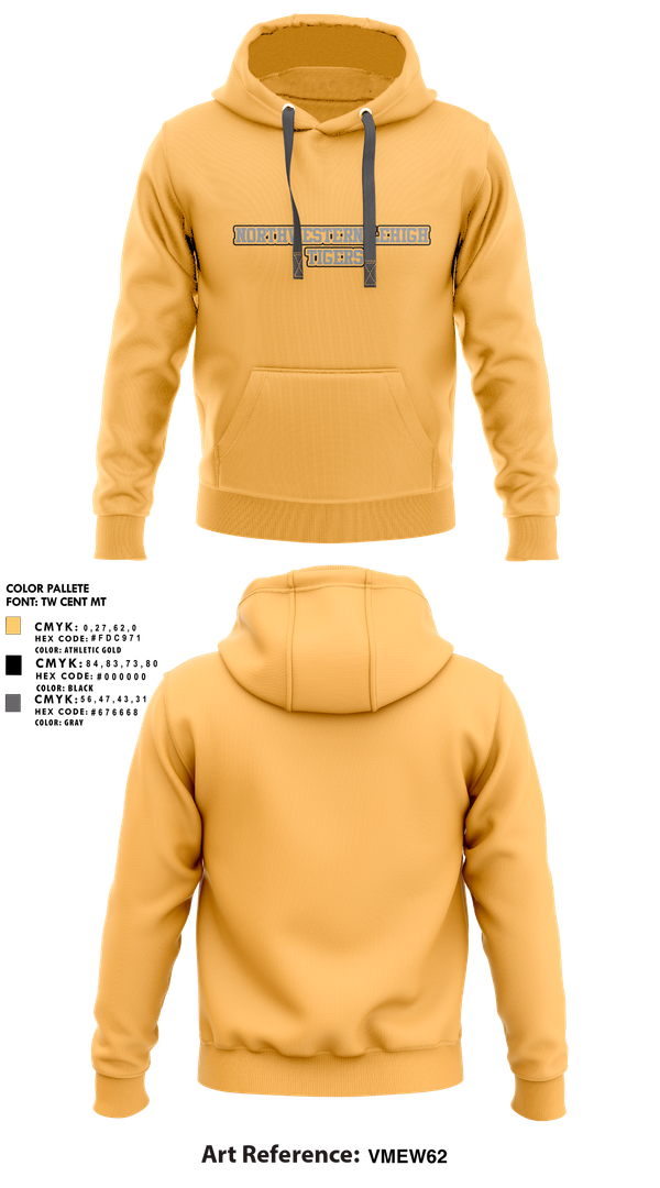 Hoodie, Northwestern Lehigh Tigers, , Teamtime, Team time, sublimation, custom sports apparel, team uniforms, spirit wear, spiritwear, sports uniforms, custom shirts, team store, custom team store, fundraiser sports, apparel fundraiser