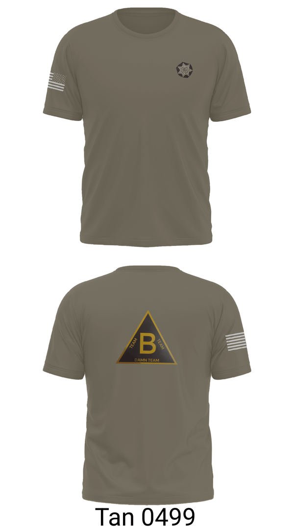 Old School Cotton Feel Shirt, Greenville County Sheriff’s Office - Bravo Platoon, Police, Teamtime, Team time, sublimation, custom sports apparel, team uniforms, spirit wear, spiritwear, sports uniforms, custom shirts, team store, custom team store, fundraiser sports, apparel fundraiser