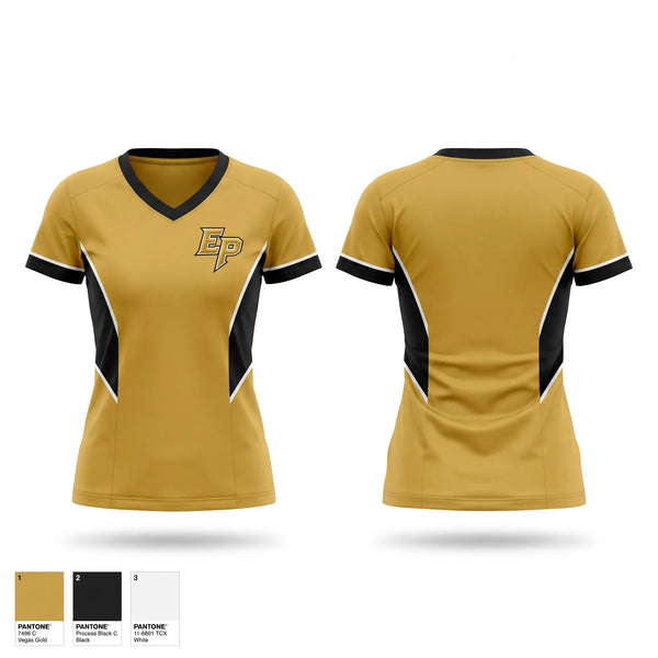 Womens Short Sleeve Vneck Shirt, Elite Prime, Baseball, Teamtime, Team time, sublimation, custom sports apparel, team uniforms, spirit wear, spiritwear, sports uniforms, custom shirts, team store, custom team store, fundraiser sports, apparel fundraiser