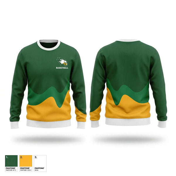 Crew Neck Sweatshirt, Seneca Valley, Men's Basketball, Teamtime, Team time, sublimation, custom sports apparel, team uniforms, spirit wear, spiritwear, sports uniforms, custom shirts, team store, custom team store, fundraiser sports, apparel fundraiser