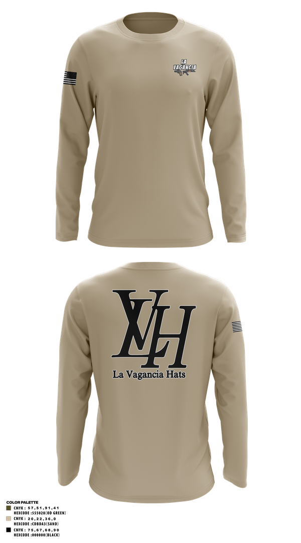 Long Sleeve Performance Shirt, La Vagancia Hats, , Teamtime, Team time, sublimation, custom sports apparel, team uniforms, spirit wear, spiritwear, sports uniforms, custom shirts, team store, custom team store, fundraiser sports, apparel fundraiser