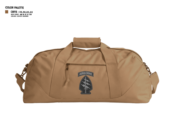 Duffle Bag, 1st Special Forces CMD, Army, Teamtime, Team time, sublimation, custom sports apparel, team uniforms, spirit wear, spiritwear, sports uniforms, custom shirts, team store, custom team store, fundraiser sports, apparel fundraiser