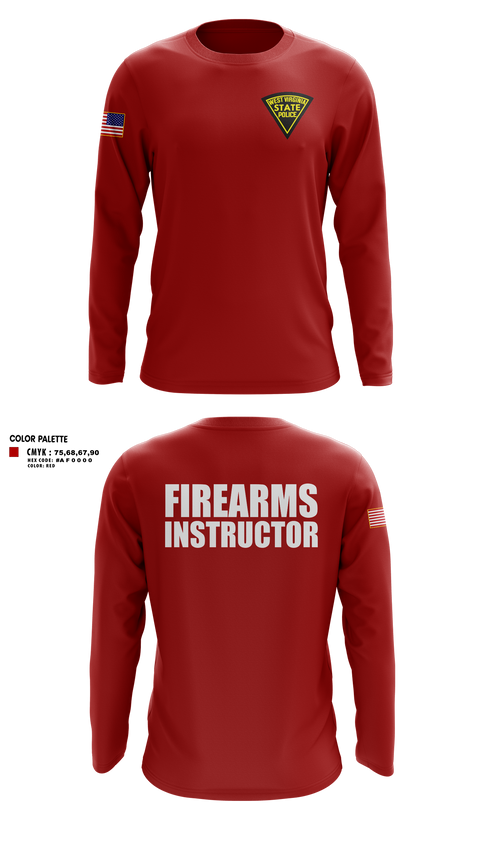 Long Sleeve Performance Shirt, West Virginia State Police, Police, Teamtime, Team time, sublimation, custom sports apparel, team uniforms, spirit wear, spiritwear, sports uniforms, custom shirts, team store, custom team store, fundraiser sports, apparel fundraiser