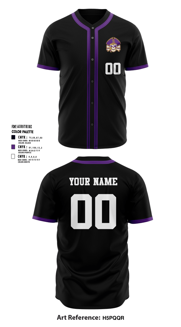 Full Button Baseball Jersey, John R Rogers High School Esports, Spirit Store, Teamtime, Team time, sublimation, custom sports apparel, team uniforms, spirit wear, spiritwear, sports uniforms, custom shirts, team store, custom team store, fundraiser sports, apparel fundraiser