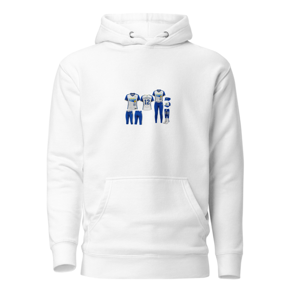 Unisex Hoodie - 1 - White