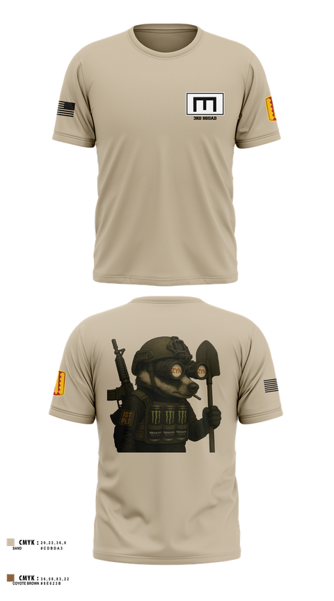 Old School Cotton Feel Shirt, 180th ESC, , Teamtime, Team time, sublimation, custom sports apparel, team uniforms, spirit wear, spiritwear, sports uniforms, custom shirts, team store, custom team store, fundraiser sports, apparel fundraiser
