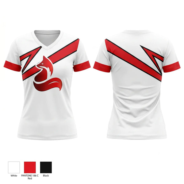 Womens Short Sleeve Vneck Shirt, KC Endurance, , Teamtime, Team time, sublimation, custom sports apparel, team uniforms, spirit wear, spiritwear, sports uniforms, custom shirts, team store, custom team store, fundraiser sports, apparel fundraiser