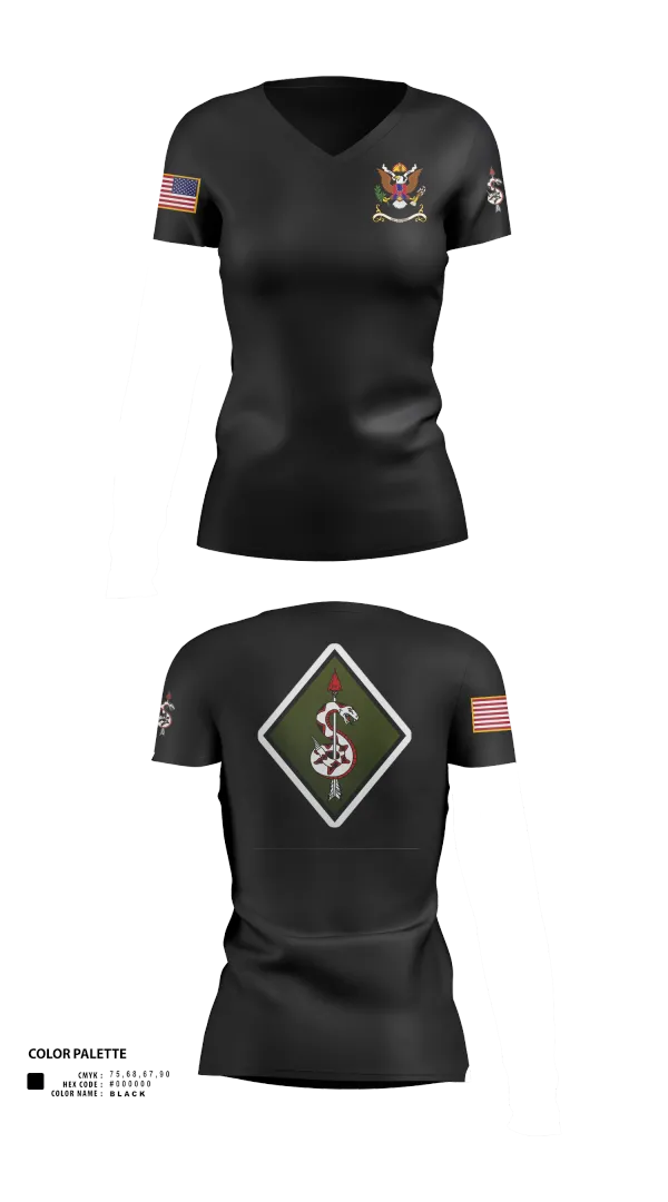 Womens Short Sleeve Vneck Shirt, , National Guard, Teamtime, Team time, sublimation, custom sports apparel, team uniforms, spirit wear, spiritwear, sports uniforms, custom shirts, team store, custom team store, fundraiser sports, apparel fundraiser