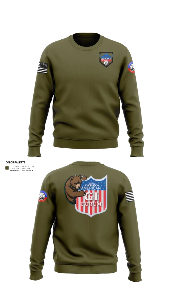 Crew Neck Sweatshirt, Agif board, Army, Teamtime, Team time, sublimation, custom sports apparel, team uniforms, spirit wear, spiritwear, sports uniforms, custom shirts, team store, custom team store, fundraiser sports, apparel fundraiser