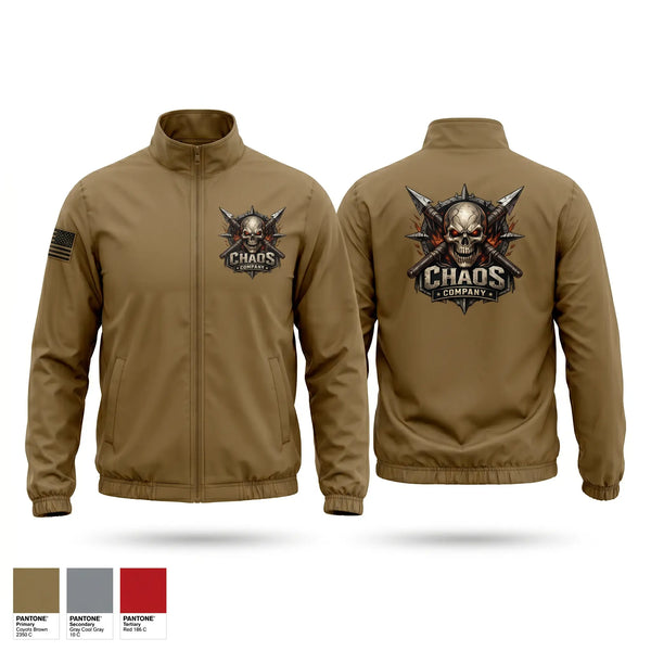 Windbreaker, Chaos Company, Army, Teamtime, Team time, sublimation, custom sports apparel, team uniforms, spirit wear, spiritwear, sports uniforms, custom shirts, team store, custom team store, fundraiser sports, apparel fundraiser