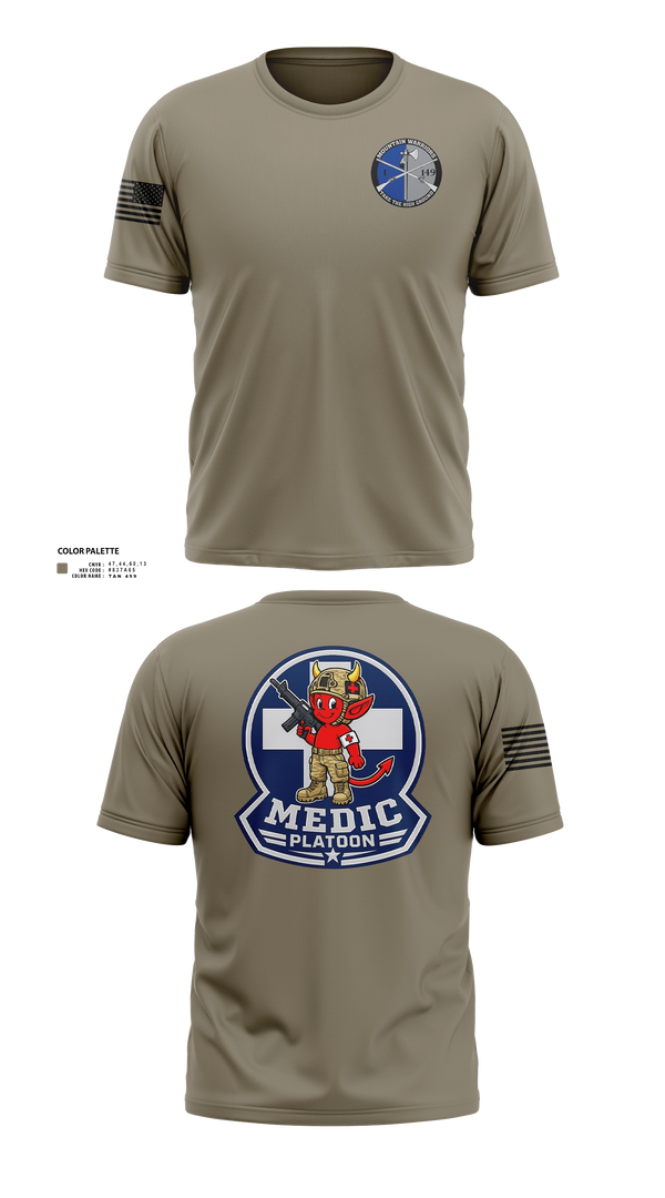 Short Sleeve Performance Shirt, Medic, National Guard, Teamtime, Team time, sublimation, custom sports apparel, team uniforms, spirit wear, spiritwear, sports uniforms, custom shirts, team store, custom team store, fundraiser sports, apparel fundraiser