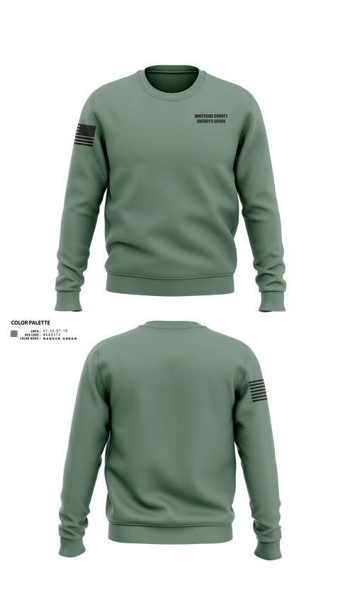 Crew Neck Sweatshirt, Whiteside County Sheriff's Office, Police, Teamtime, Team time, sublimation, custom sports apparel, team uniforms, spirit wear, spiritwear, sports uniforms, custom shirts, team store, custom team store, fundraiser sports, apparel fundraiser