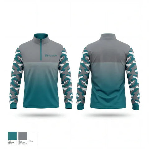 Quarter Zip Jacket, Optimum Beach, Women's Volleyball, Teamtime, Team time, sublimation, custom sports apparel, team uniforms, spirit wear, spiritwear, sports uniforms, custom shirts, team store, custom team store, fundraiser sports, apparel fundraiser