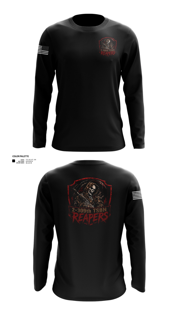 Long Sleeve Performance Shirt, Reapers, Army, Teamtime, Team time, sublimation, custom sports apparel, team uniforms, spirit wear, spiritwear, sports uniforms, custom shirts, team store, custom team store, fundraiser sports, apparel fundraiser