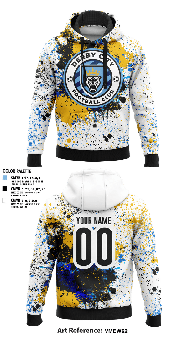 Hoodie, Derby City FC, Men's Soccer, Teamtime, Team time, sublimation, custom sports apparel, team uniforms, spirit wear, spiritwear, sports uniforms, custom shirts, team store, custom team store, fundraiser sports, apparel fundraiser