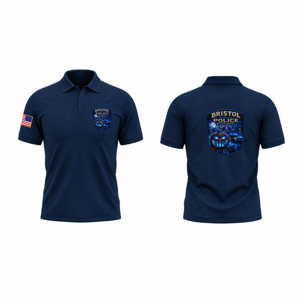 Short Sleeve Performance Polo, Bristol TN Police Department, Police, Teamtime, Team time, sublimation, custom sports apparel, team uniforms, spirit wear, spiritwear, sports uniforms, custom shirts, team store, custom team store, fundraiser sports, apparel fundraiser