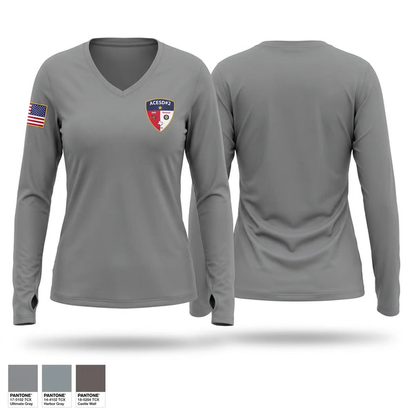 Womens Long Sleeve Vneck Shirt, Sealy Fire, Fire Department, Teamtime, Team time, sublimation, custom sports apparel, team uniforms, spirit wear, spiritwear, sports uniforms, custom shirts, team store, custom team store, fundraiser sports, apparel fundraiser