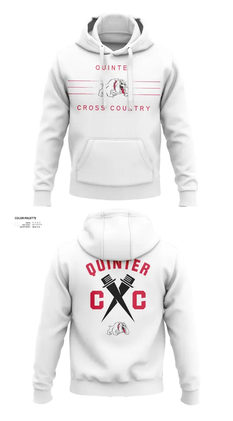 Hoodie, Quinter Bulldogs, Cross Country, Teamtime, Team time, sublimation, custom sports apparel, team uniforms, spirit wear, spiritwear, sports uniforms, custom shirts, team store, custom team store, fundraiser sports, apparel fundraiser