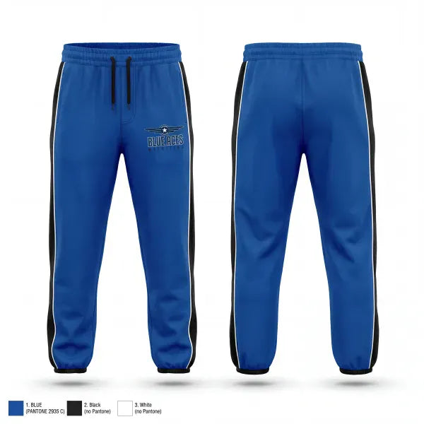 Sweatpants, Blue Aces, Wrestling, Teamtime, Team time, sublimation, custom sports apparel, team uniforms, spirit wear, spiritwear, sports uniforms, custom shirts, team store, custom team store, fundraiser sports, apparel fundraiser