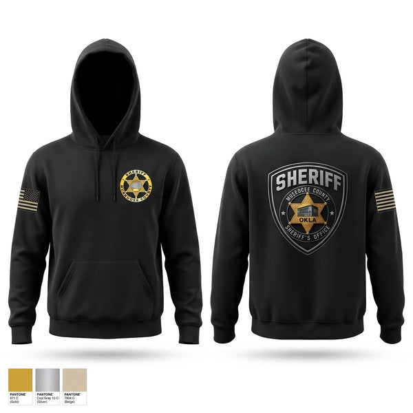 Hoodie, Muskogee county sheriff, Police, Teamtime, Team time, sublimation, custom sports apparel, team uniforms, spirit wear, spiritwear, sports uniforms, custom shirts, team store, custom team store, fundraiser sports, apparel fundraiser