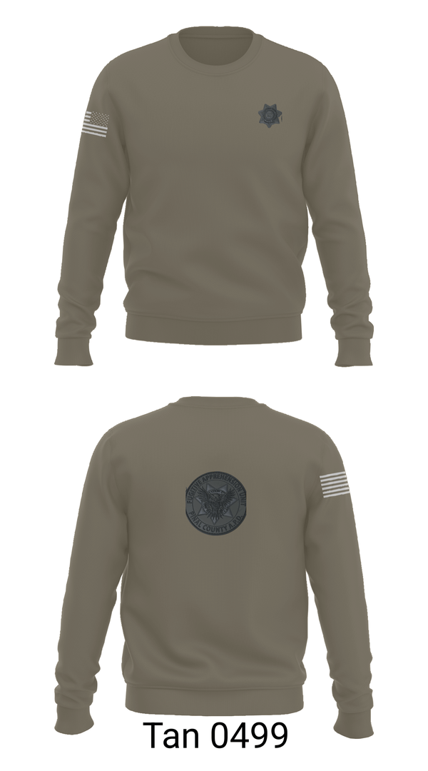 Crew Neck Sweatshirt, Pinal County Adult Probation Fugitive Apprehension Unit, Police, Teamtime, Team time, sublimation, custom sports apparel, team uniforms, spirit wear, spiritwear, sports uniforms, custom shirts, team store, custom team store, fundraiser sports, apparel fundraiser