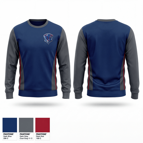 Crew Neck Sweatshirt, The Motor City Patriots, , Teamtime, Team time, sublimation, custom sports apparel, team uniforms, spirit wear, spiritwear, sports uniforms, custom shirts, team store, custom team store, fundraiser sports, apparel fundraiser