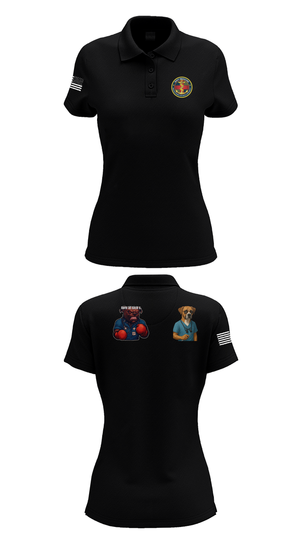 Womens Short Sleeve Performance Polo, USS Boxer, , Teamtime, Team time, sublimation, custom sports apparel, team uniforms, spirit wear, spiritwear, sports uniforms, custom shirts, team store, custom team store, fundraiser sports, apparel fundraiser