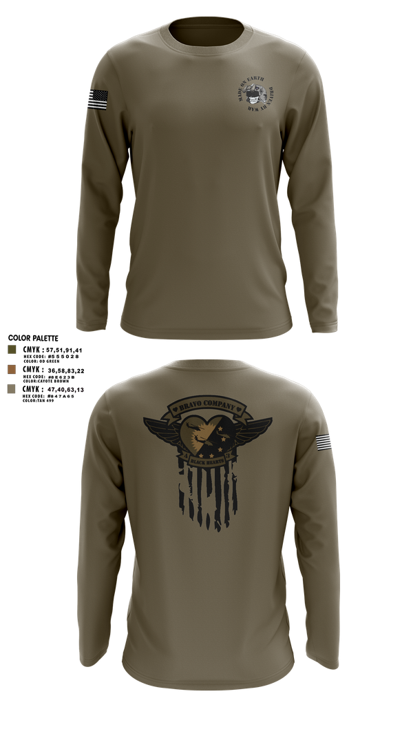 Long Sleeve Performance Shirt, B/4-3 Assault Helicopter Battalion, , Teamtime, Team time, sublimation, custom sports apparel, team uniforms, spirit wear, spiritwear, sports uniforms, custom shirts, team store, custom team store, fundraiser sports, apparel fundraiser