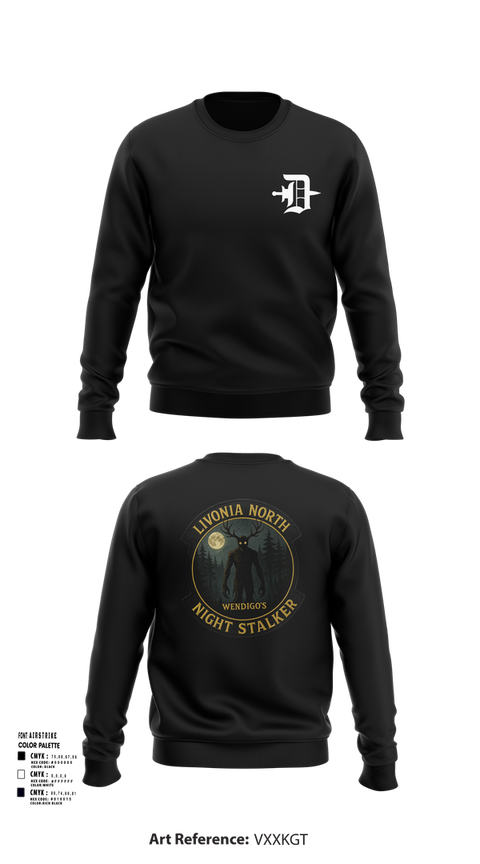 Crew Neck Sweatshirt, Livonia North Recruiting Station, , Teamtime, Team time, sublimation, custom sports apparel, team uniforms, spirit wear, spiritwear, sports uniforms, custom shirts, team store, custom team store, fundraiser sports, apparel fundraiser