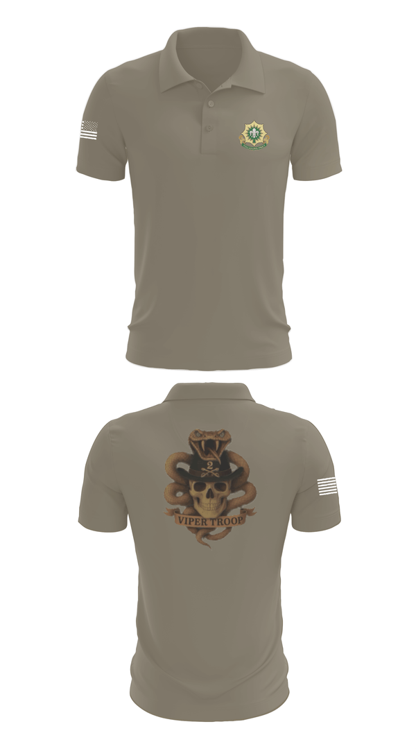 Short Sleeve Performance Polo, 2CR, Army, Teamtime, Team time, sublimation, custom sports apparel, team uniforms, spirit wear, spiritwear, sports uniforms, custom shirts, team store, custom team store, fundraiser sports, apparel fundraiser
