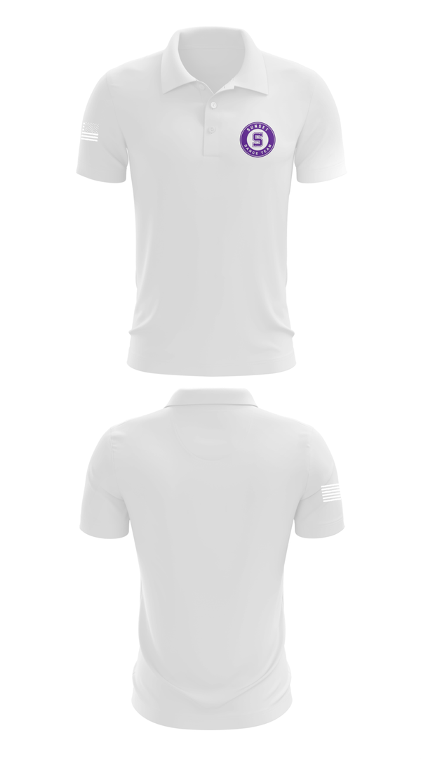 Short Sleeve Performance Polo, Sunset Dance Team, Spirit Store, Teamtime, Team time, sublimation, custom sports apparel, team uniforms, spirit wear, spiritwear, sports uniforms, custom shirts, team store, custom team store, fundraiser sports, apparel fundraiser