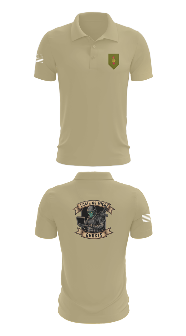 Short Sleeve Performance Polo, 504th GS MICO, , Teamtime, Team time, sublimation, custom sports apparel, team uniforms, spirit wear, spiritwear, sports uniforms, custom shirts, team store, custom team store, fundraiser sports, apparel fundraiser