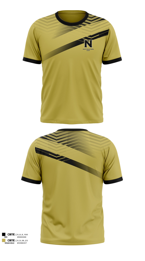 Short Sleeve Performance Shirt, Northeastern Junior College Golf Team, Golf, Teamtime, Team time, sublimation, custom sports apparel, team uniforms, spirit wear, spiritwear, sports uniforms, custom shirts, team store, custom team store, fundraiser sports, apparel fundraiser