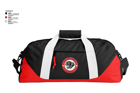 Duffle Bag, Parma High School Soccer, Women's Soccer, Teamtime, Team time, sublimation, custom sports apparel, team uniforms, spirit wear, spiritwear, sports uniforms, custom shirts, team store, custom team store, fundraiser sports, apparel fundraiser