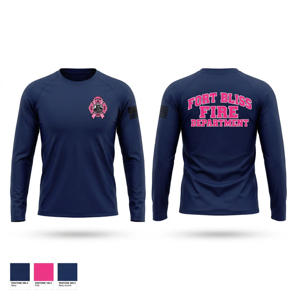 Long Sleeve Performance Shirt, Fort Bliss F-299, Fire Department, Teamtime, Team time, sublimation, custom sports apparel, team uniforms, spirit wear, spiritwear, sports uniforms, custom shirts, team store, custom team store, fundraiser sports, apparel fundraiser