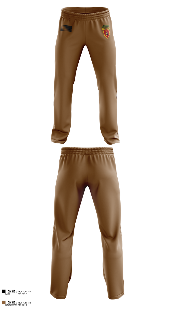 Sweatpants, H2F, 2nd Mobile Brigade, 25th Infantry Division, Army, Teamtime, Team time, sublimation, custom sports apparel, team uniforms, spirit wear, spiritwear, sports uniforms, custom shirts, team store, custom team store, fundraiser sports, apparel fundraiser