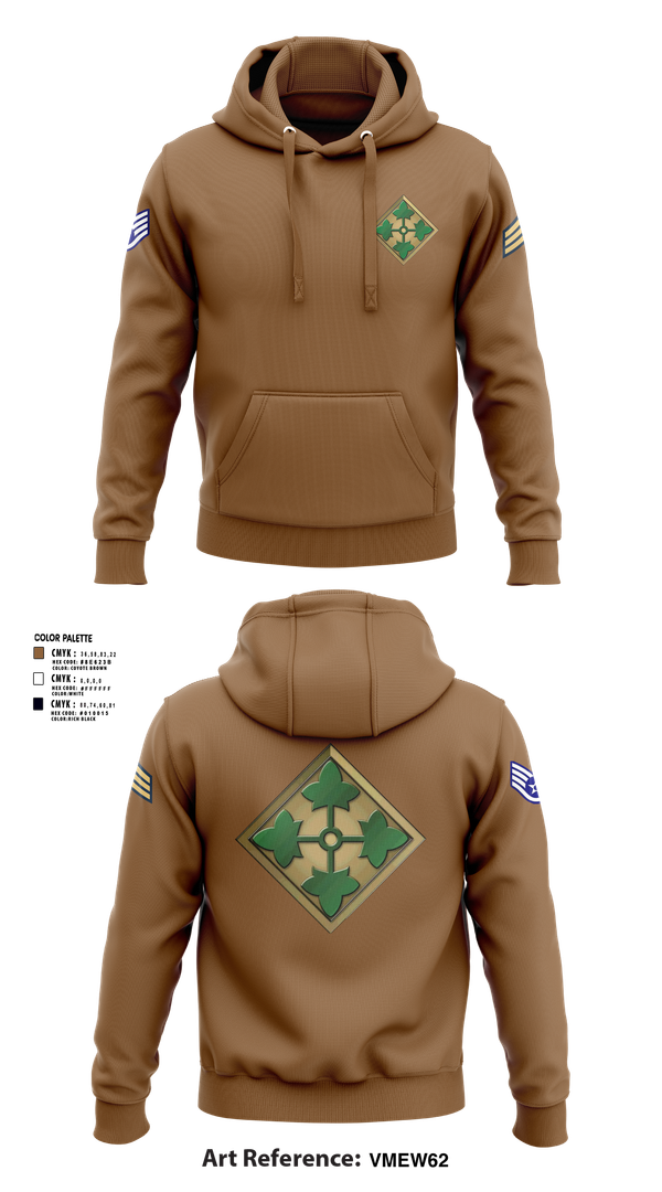 Hoodie, 4th infantry division, Army, Teamtime, Team time, sublimation, custom sports apparel, team uniforms, spirit wear, spiritwear, sports uniforms, custom shirts, team store, custom team store, fundraiser sports, apparel fundraiser