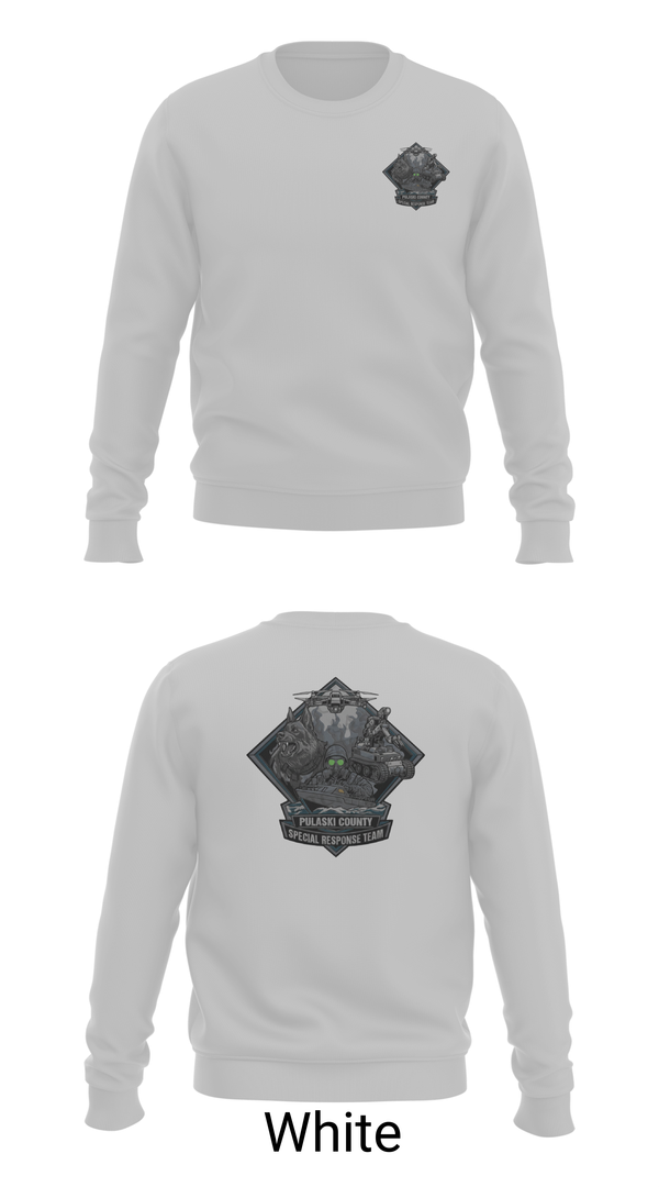 Crew Neck Sweatshirt, Pulaski County SRT, Fire Department, Teamtime, Team time, sublimation, custom sports apparel, team uniforms, spirit wear, spiritwear, sports uniforms, custom shirts, team store, custom team store, fundraiser sports, apparel fundraiser